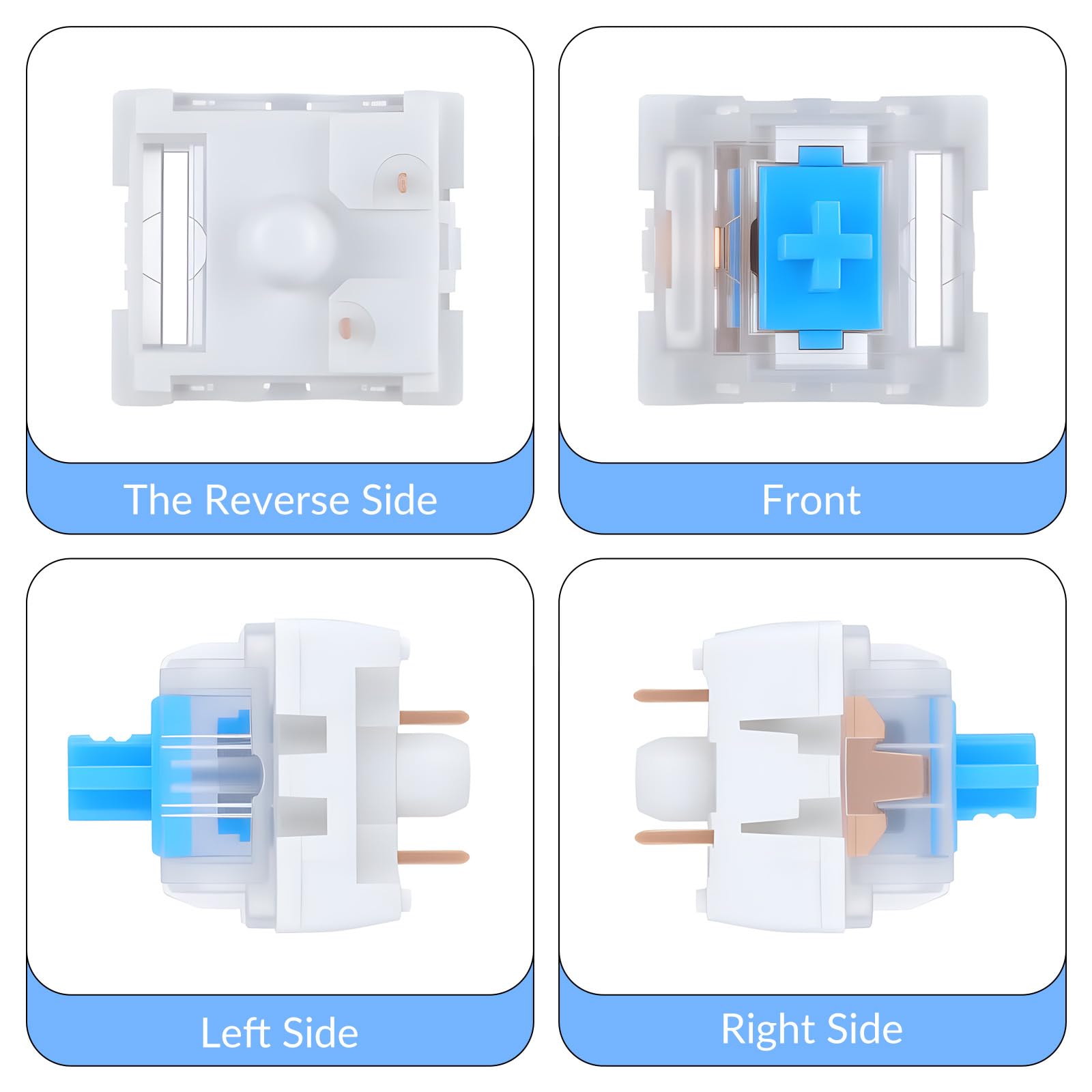 30 PCS Mechanical Keyboard Swi - Keyboard Gaming Blue Switch 评论和价格