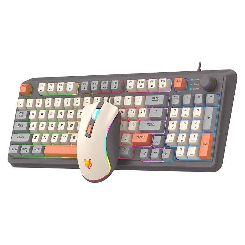 K820 USB Wired Game Keyboard M - Gaming Keyboard And Mouse Set 评论和价格