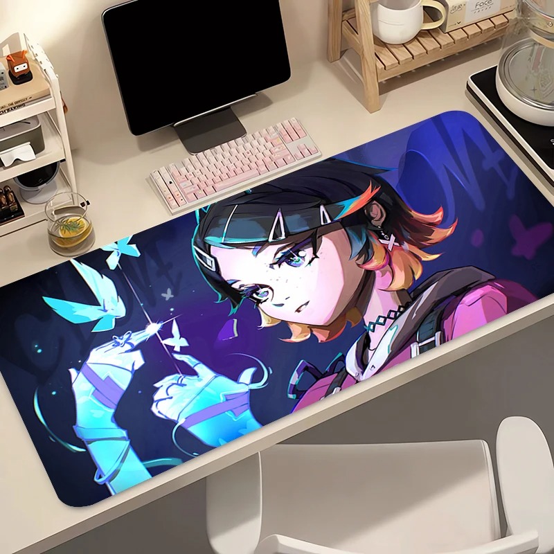 Mouse Pad Gamer Computer Anime - Gaming Keyboard Easy To Clean 评论和价格
