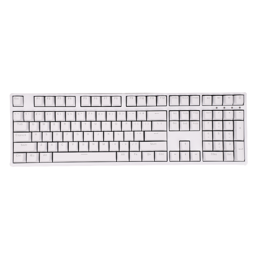 108 Keys White Keycaps ABS OEM - Gaming Keyboard Corsair 评论和价格