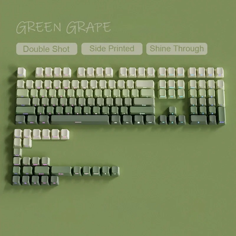 135 Key Cherry Profile Green G - Gaming Keyboard Typewriter 评论和价格