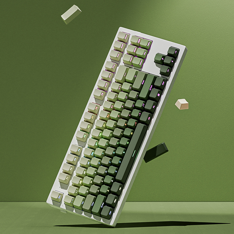 135 Key Cherry Profile Green G - Gaming Keyboard Typewriter 评论和价格