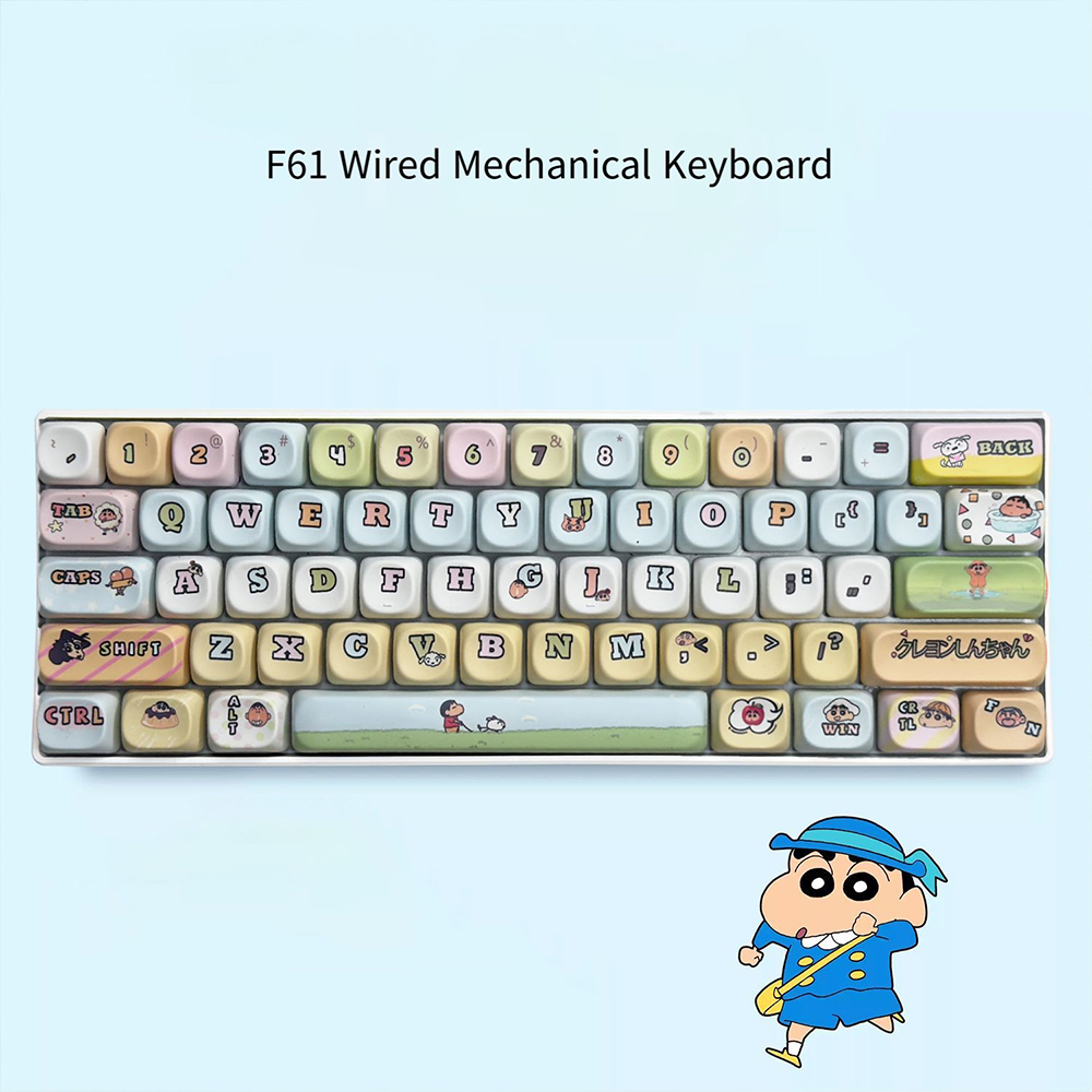 Crayon Shin-Chan 61 Keys Mecha - Keyboard Gaming Blue Switch 评论和价格