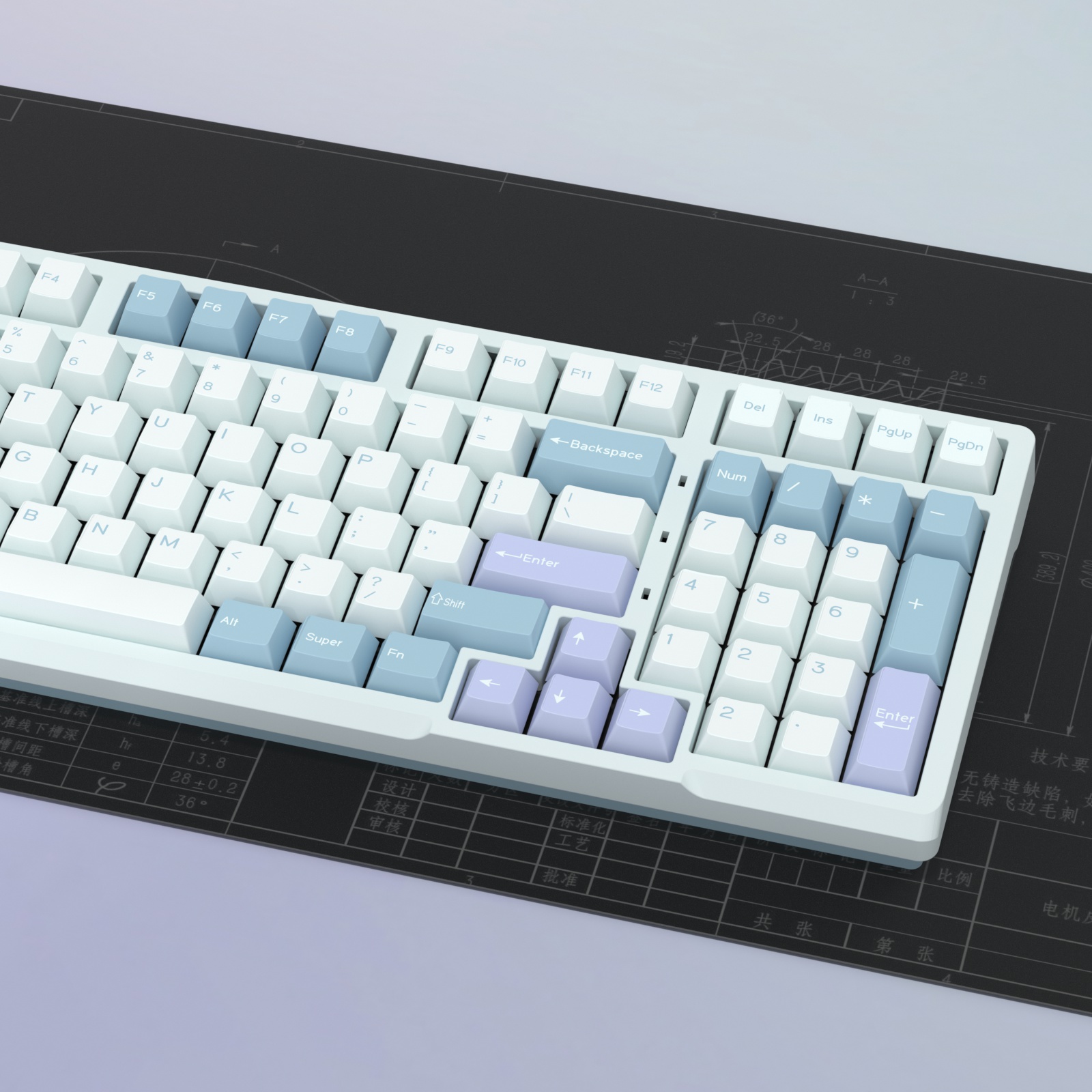KBDiy GMK Illusion Keycap Cher - Gaming Keyboard Extension 评论和价格