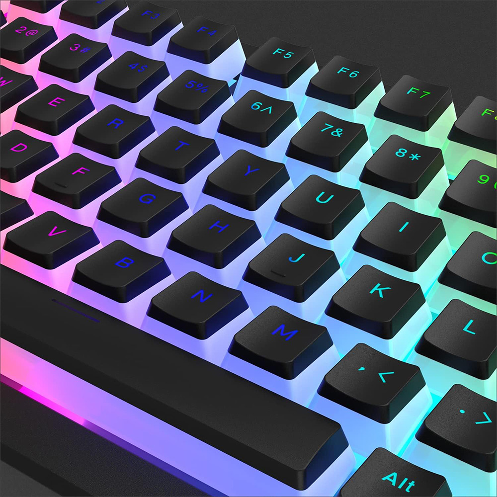 129 Keys Pudding Keycaps PBT D - Gaming Keyboard No Rgb 评论和价格