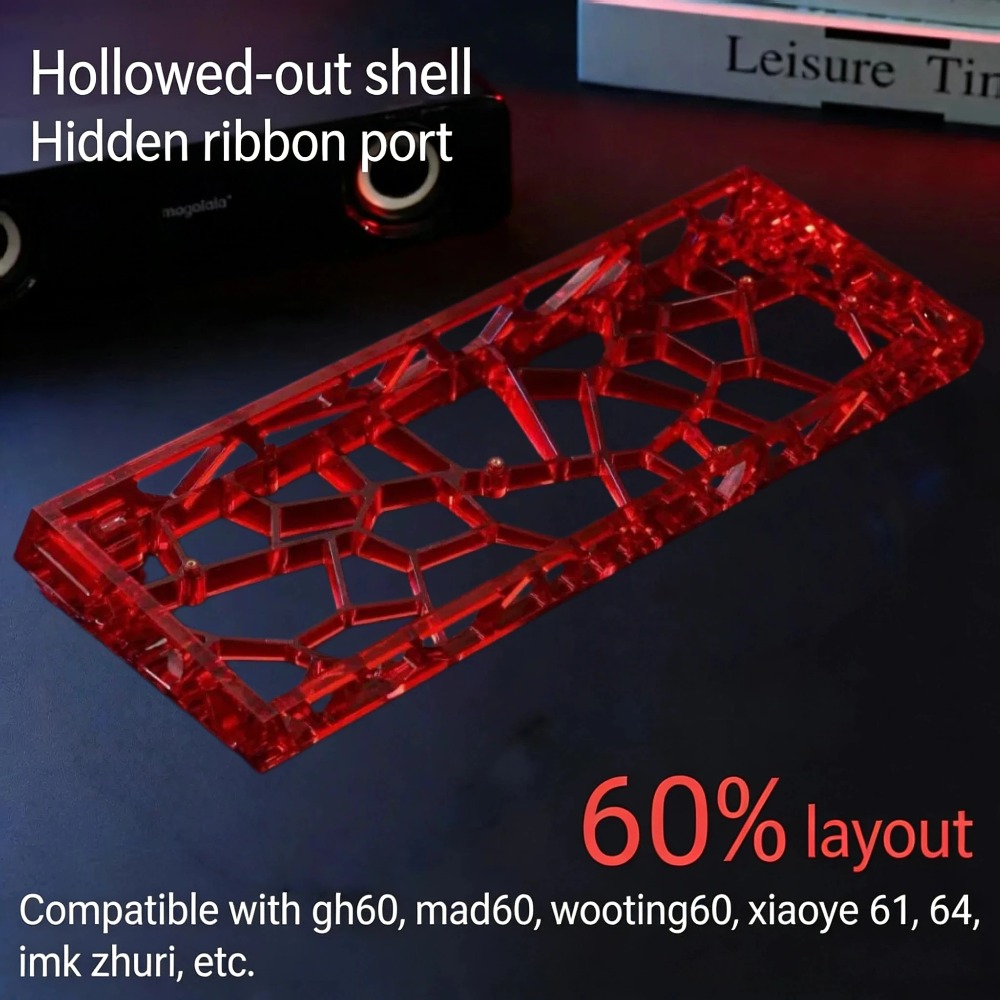 GH60 Keyboard Case Hollow Tran - Hot Swap Pcb 评论和价格