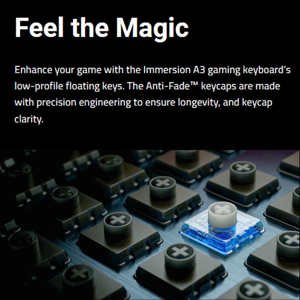 HEXGEARS A3 Mechanical Keyboar - Gaming Keyboard Type C 评论和价格