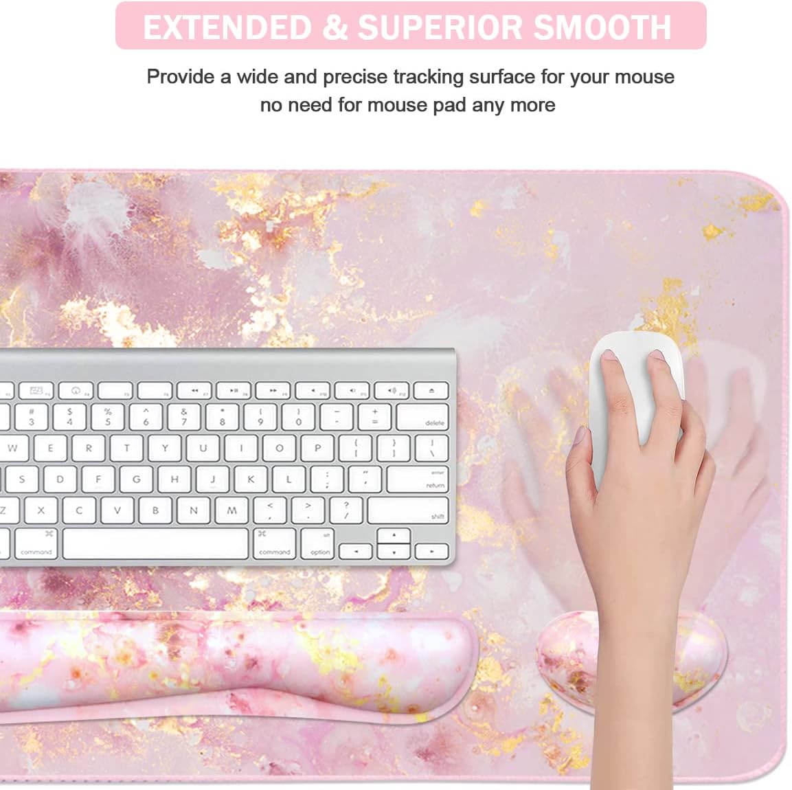 Large Gaming Mouse Pad with Ke - Gaming Keyboard Mouse 评论和价格