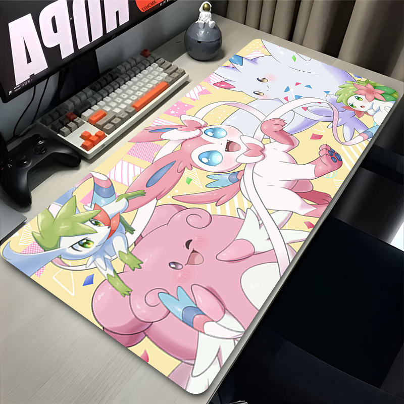Large Pink Cute Mousepad XXL G - Gaming Keyboard Easy To Clean 评论和价格