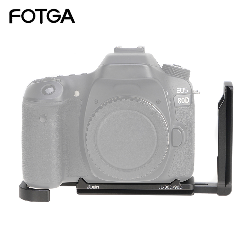 FOTGA L Shape For Canon 70D 80 - Stabilizer Screw In 评论和价格