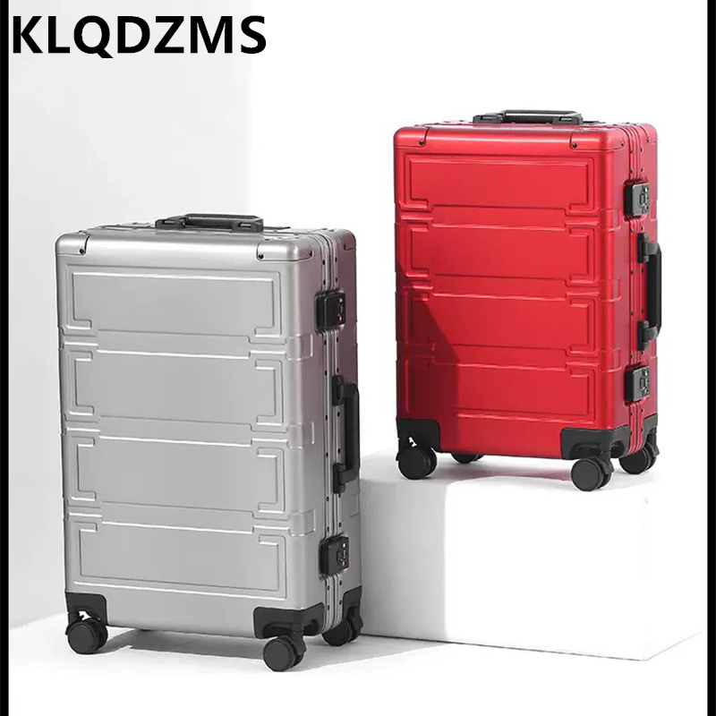 KLQDZMS Men's Luggage Bag All  - Aluminum Case 65 评论和价格