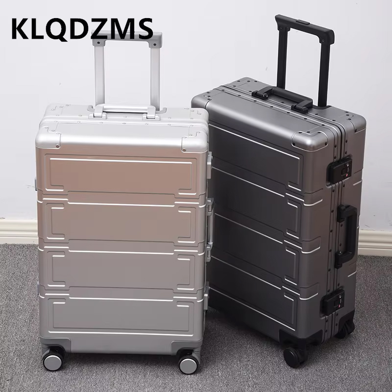 KLQDZMS Men's Luggage Bag All  - Aluminum Case 65 评论和价格