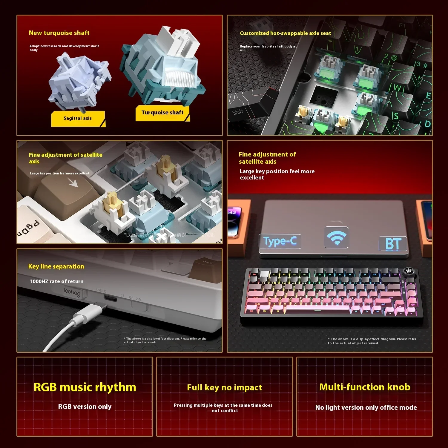Leobog Hi75C Hi75 Hi75C Pro Al - Gaming Keyboard Extension 评论和价格