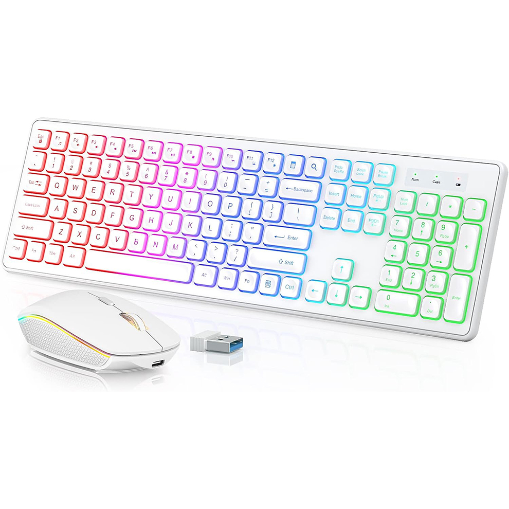 Backlit Wireless Keyboard and  - Gaming Keyboard Extension 评论和价格