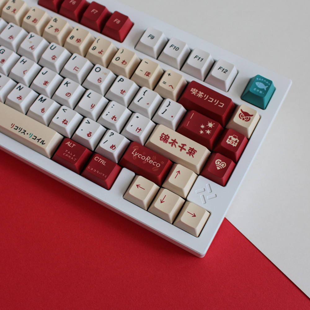 Lycoris Recoil Anime PBT Keyca - Gaming Keyboard Bluetooth 评论和价格