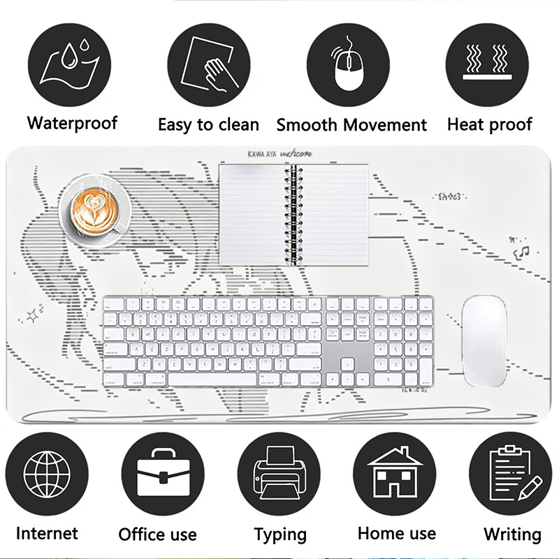 1Pcs Leather Mouse Pad Anime A - Gaming Keyboard Mouse 评论和价格